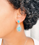 Turquoise Silver Earring