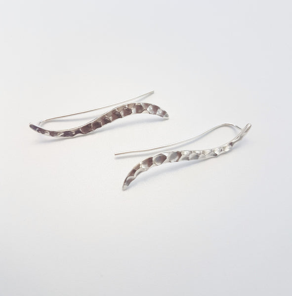 The hammered climber earring