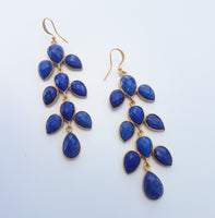 The blue Chandelier Earring