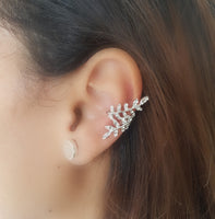 Two Leaf Cuff Earring