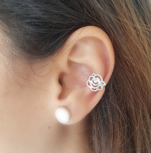 Rose Cuff Earring