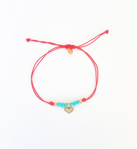 The Heart Turquoise Bracelet